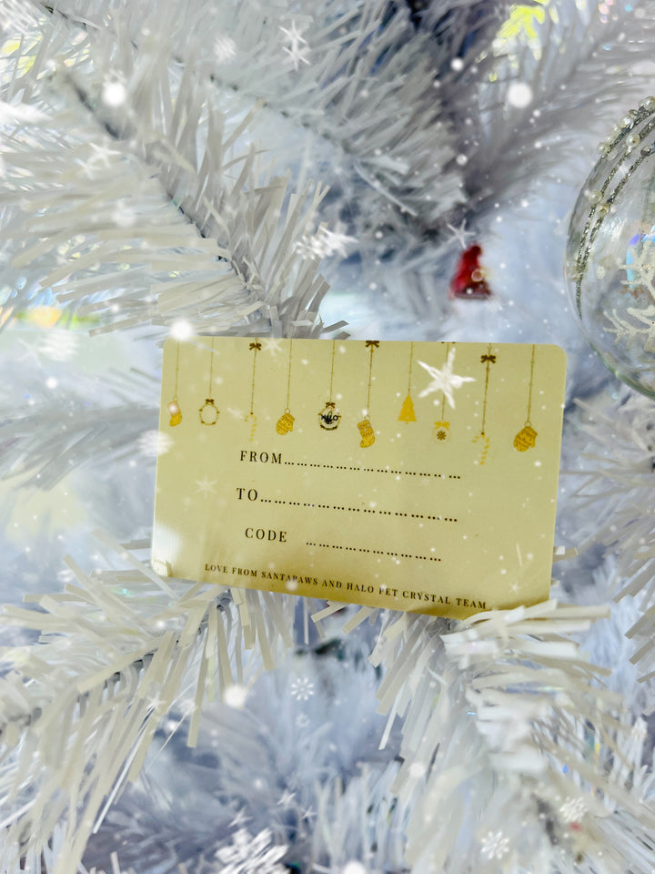 Halo Pet Crystal - Gift Card.