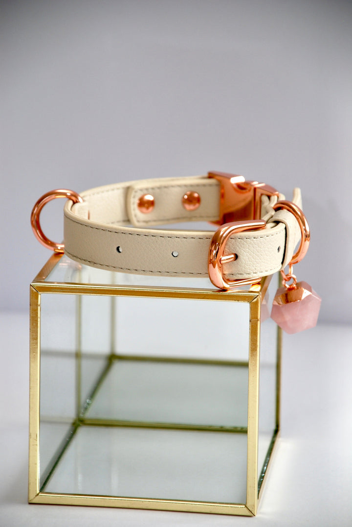 Halo Pet Crystal Royal Beige Crystal Collar™ Side 2
