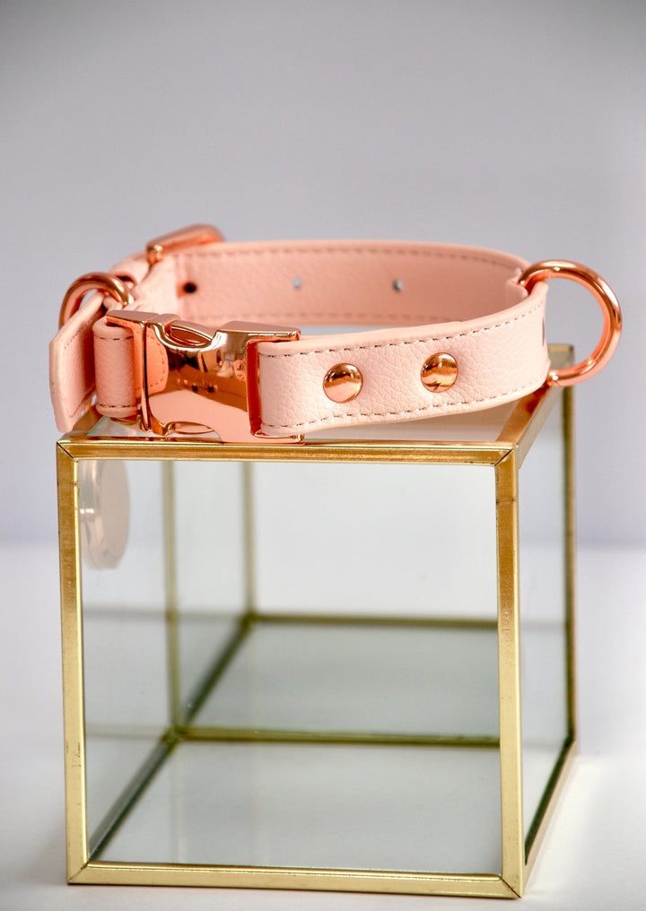 Halo Pet Pink Champagne Diffuser Collar™ Side