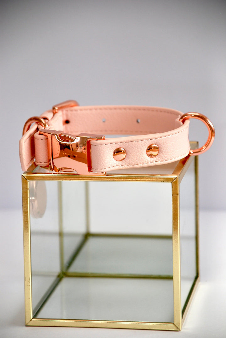 Halo Pet Crystal - Pink Champagne Diffuser Collar™ Side