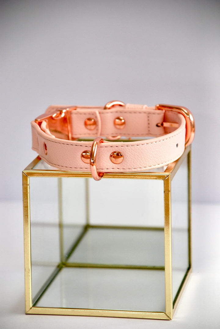 Halo Pet Crystal - Pink Champagne Diffuser Collar™ Back